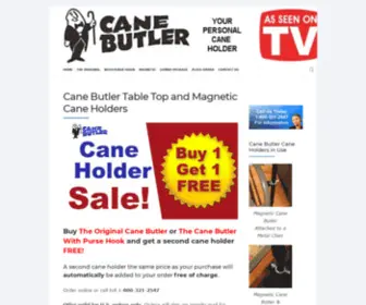 Canebutler.com(The Cane Butler) Screenshot