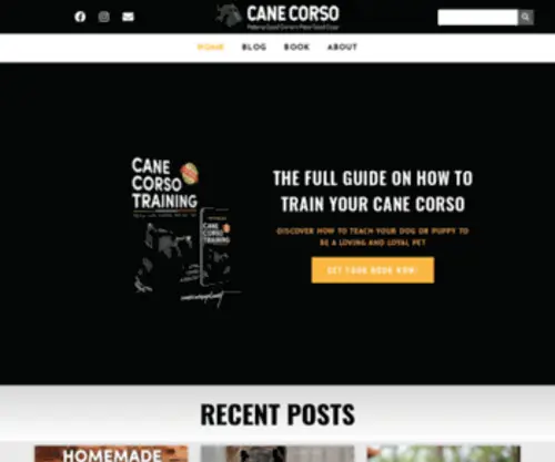 Canecorsoplanet.com(Cane Corso Planet) Screenshot