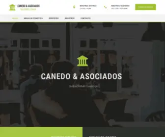 Canedoabogados.com.ar(Abogado Leandro Canedo) Screenshot