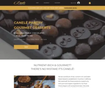 Canelepantry.com(Gourmet Chocolate) Screenshot