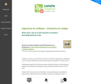 Canelodigital.cl(Canelo Digital) Screenshot