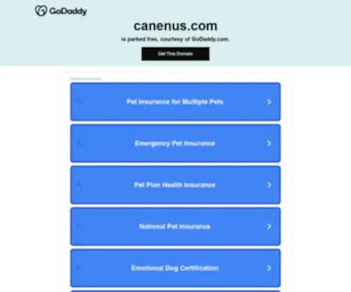 Canenus.com(Canenus) Screenshot