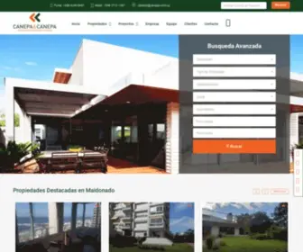 Canepa.com.uy(Cánepa) Screenshot