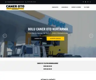 Canerotokurtarma.com.tr(Bolu Caner Oto Kurtarma) Screenshot