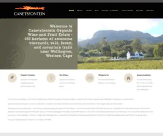 Canetsfontein.com(Cape Winelands) Screenshot