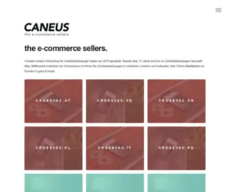 Caneus.eu(Die onlinehändler) Screenshot
