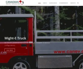 Canev.com(Canadian Electric Vehicles (canEV and icanEV)) Screenshot