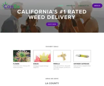 CanexDelivery.org(California Cannabis Delivery) Screenshot