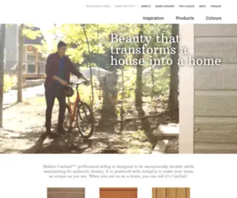 Canexel.net(Maibec CanExel prefinished siding) Screenshot