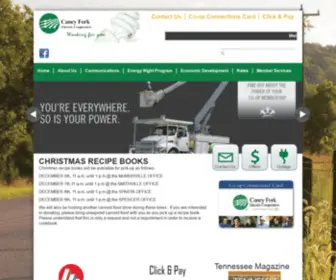 Caneyforkec.com(Caney Fork Electric Cooperative) Screenshot