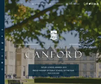 Canford.com(Canford School) Screenshot