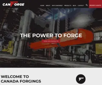 Canforge.com(Forgings) Screenshot