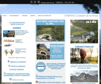 Canfranc.es(Turismo Canfranc: hoteles) Screenshot