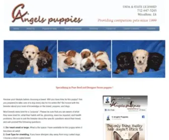 Cangelspuppies.com(Angels Puppies) Screenshot