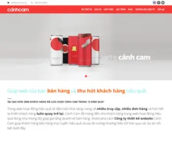 Canhcam.com.vn(Thiết kế web) Screenshot