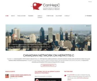 Canhepc.ca(Canadian Network on Hepatitis C) Screenshot