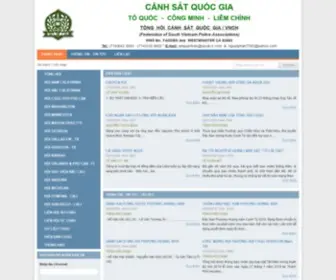 CanhsatQuocGia.org(Trang Nhất) Screenshot