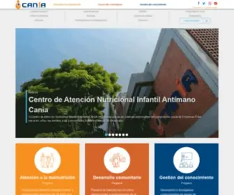 Cania.org.ve(Centro de Atención Nutricional Infantil Antímano) Screenshot