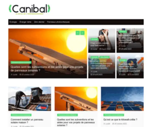 Canibal.fr(Le blog de l'environnement) Screenshot