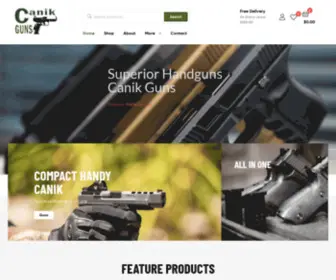 Canikgun.com(Canik Guns partnered with Century hands to bring Canik pistols to the U.S) Screenshot