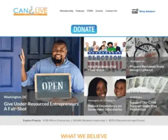 Canilive.org(Website For Can I Live) Screenshot