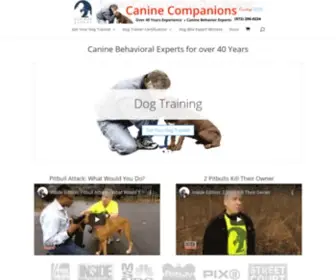 Canine-Companions.com(Dog Training) Screenshot