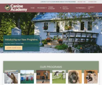 Canineacademy.ca(Canine Academy) Screenshot