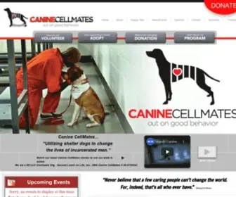 Caninecellmates.org(Canine CellMates) Screenshot