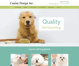 Caninedesignonline.com(Canine Design Inc) Screenshot