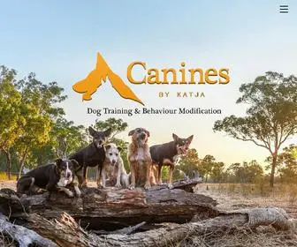 Caninesbykatja.com.au(Canines by Katja) Screenshot