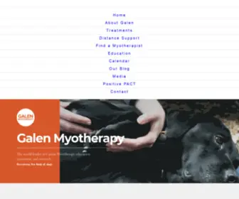 Caninetherapy.co.uk(Galen Myotherapy I Canine Massage I Biomechanics I Rehabilitation) Screenshot