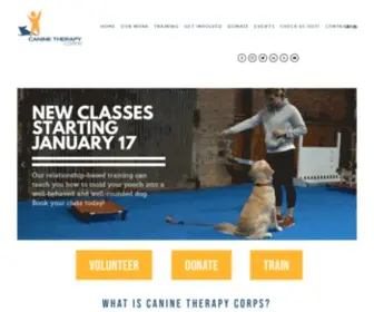 Caninetherapycorps.org(Canine Therapy Corps) Screenshot