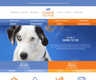 Caninetofivedetroit.com(Canine to Five) Screenshot