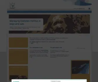 Caninsulin.com(Managing diabetes mellitus in dogs and cats) Screenshot