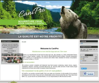 Canipro.com(CaniPro Inc) Screenshot