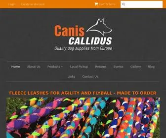 Caniscallidus.com(CANIS CALLIDUS Quality Dog Supplies from Europe) Screenshot