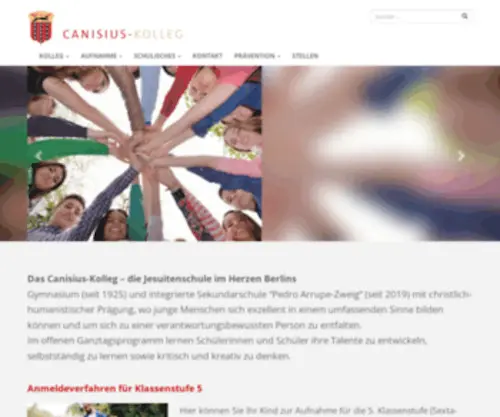 Canisius.de(Canisius Kolleg) Screenshot