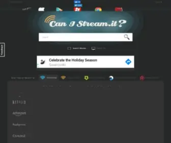 Canistream.it(Movie streaming project) Screenshot