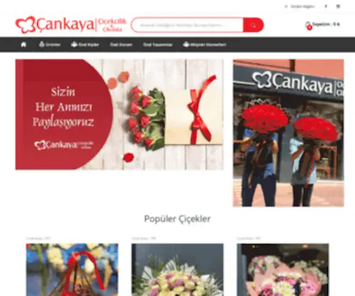 Cankayacicekcilik.com.tr(Çankaya Çiçekcilik) Screenshot