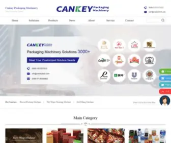 Cankey-Tech.com(CANKEY Packaging Machine Manufacturer) Screenshot