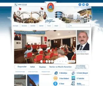 Cankiri.bel.tr(T.C. Çankırı Belediyesi Resmi İnternet Sitesi) Screenshot