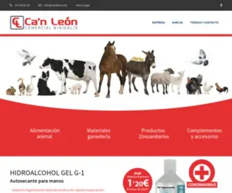 Canleon.com(Ca'n León) Screenshot