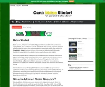 Canliiddaasiteleri.com(Canliiddaasiteleri) Screenshot