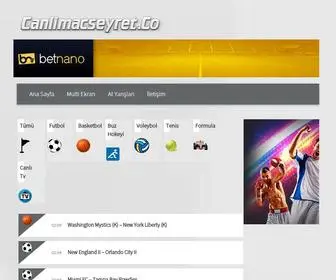 Canlimacseyret.co(Canlı) Screenshot