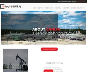Canlinenergy.com(Canlin energy corporation) Screenshot