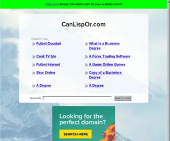 Canlispor.com(Canlispor) Screenshot
