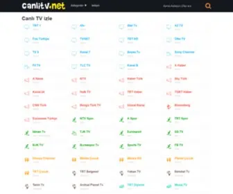 Canlitv.net(Canlı tv izle) Screenshot