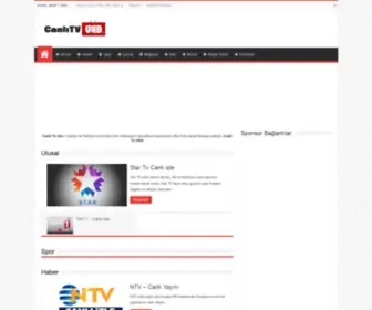 CanlitvuHD.com(Tv izle) Screenshot