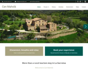 Canmahola.com(Allotjament de Turisme rural a Beuda) Screenshot