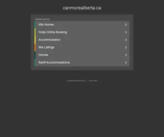 Canmorealberta.ca(Canmore Real Estate) Screenshot